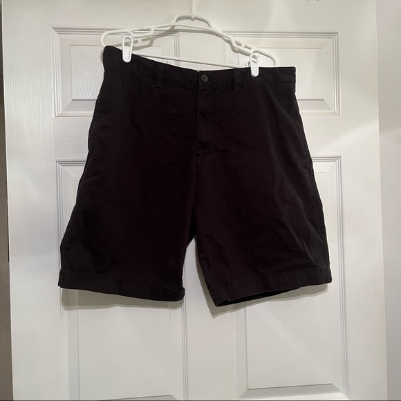 Merona Shorts, Size 36, Black, 10.5” Inseam, 100% Cotton - Picture 2 of 4